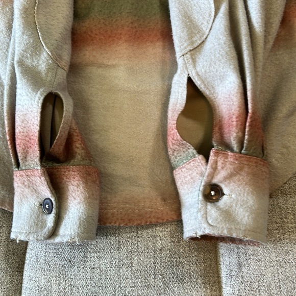 FREE PEOPLE PRINTED RUBY SHIRT JACKET OVERSIZED XS - Picture 8 of 15